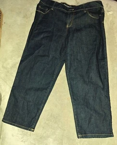 Sonoma Life+Style dunkle Waschung blau Modern Fit Capri Jeans Stretch Damengröße 10 - Bild 1 von 6
