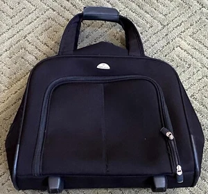 Samsonite Wheeled Rolling Carry-On Briefcase Travel Trolley Luggage Bag | Black - Picture 1 of 11