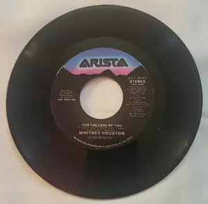 Whitney Houston For The Love Of You & So Emotional ARISTA 45rpm vinyl record - Picture 1 of 2