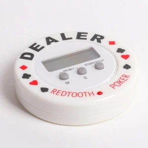 Professional Poker Dealer Button with Digital Timer Display & Loud Alarm - Picture 1 of 2