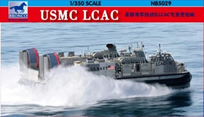 Bronco models 1/350 USMC LCAC w/ M1 Abrams Humvee & AAAV7 - Image 1 of 2