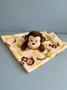 Little Miracles Plush Brown Tan Monkey Security Blanket Lovey MACHINE WASH & DRY - Picture 1 of 8