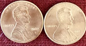Centavos conmemorativos Lincoln 2002-D BU - lote de dos - Imagen 1 de 5