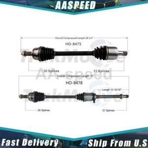 CV Joint CV Axle Shaft Front For Honda Odyssey 2016 2015 2014 2013 2012 2011 - Picture 1 of 3