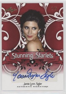 2014 Leaf Pop Century Stunning Starlets Red 2/5 Jamie Lynn Sigler Auto 05bt