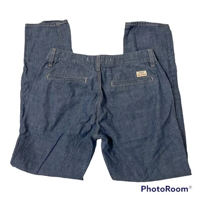 Pantalones chinos Regulation Garment By Big Star para mujer azules 100 % algodón talla 24 Foto 1 de 4