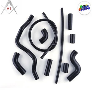 Manguera de radiador de silicona negra para Aprilia RSV4 R/RSV4 Factory SE - Imagen 1 de 4
