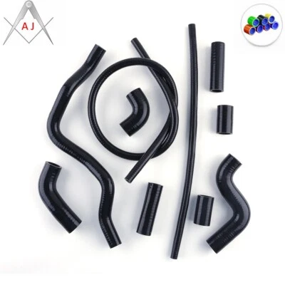 For Aprilia RSV4 R/RSV4 Factory/RSV4 Factory SE Silicone Radiator Hose Black — 第 1/4 张图片