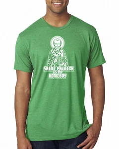 St Patrick is My Homeboy Funny Irish Men Premium Tri Blend Tshirt - Picture 1 of 3