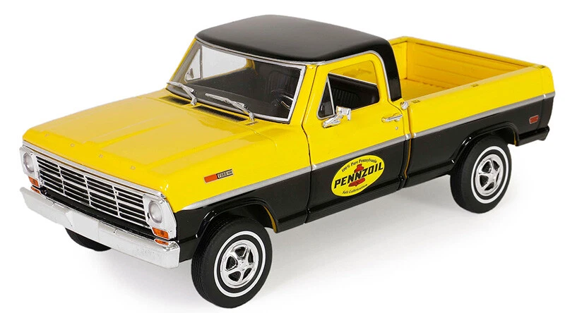 GREENLIGHT - Camion FORD F-100 1969 PENNZOIL - 1/24 - GREEN85082 - Immagine 1 di 1