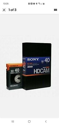 Sony BCT-40HD. 40 Min HDCAM Video Tape.Digital HDVS. Genuine 100% • 8.99£