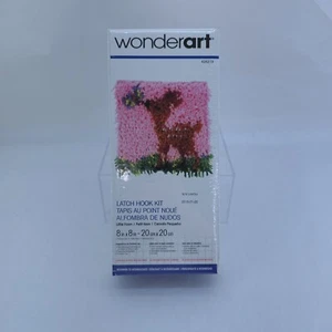 Wonderart Latch Hook Kit 8x8 Little Fawn Deer Craft 057355391239 Sealed New - Picture 1 of 5