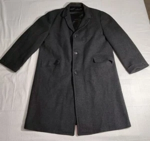 Trench coat plumero vintage de tweed irlandés para hombre 100 % lana irlandesa a cuadros - Imagen 1 de 9