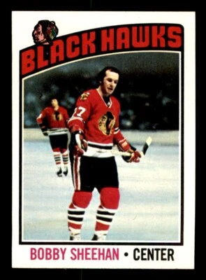1976 Topps Hockey #183 Bobby Sheehan NM/MT *d2 - Image 1 of 2