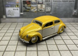 Chopped VW Bug Yellow G Rides Maisto 1/64 - Picture 1 of 2