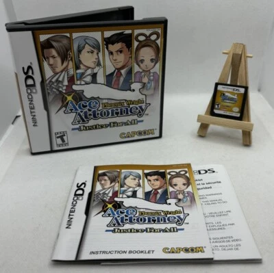 Phoenix Wright: Ace Attorney - Justice for All (Nintendo DS, 2007) VGC COMPLETE - Image 1 of 4