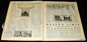 COLONIAL FURNITURE 1906 PICTORIAL + ANTI-IMMIGRATION ESSAY BROUGHTON BRANDENBURG - Imagen 1 de 2