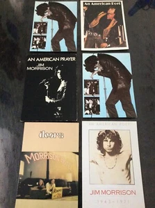 The Doors Jim Morrison Mid Century Vintage Postcards 6 pc. lot Unused Rare Rock - Picture 1 of 7