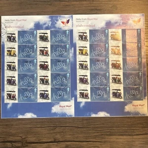 GB 2009 Hello From Bangkok Smiler Stamp Sheet USED - Picture 1 of 2