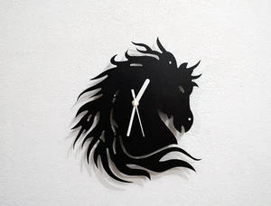 Stallion Silhouette - Wall Clock - Picture 1 of 4