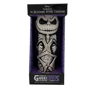 Taza de cerámica Geeki Tikis Pesadilla antes de Navidad Jack Skellington 18 oz nueva - Imagen 1 de 7