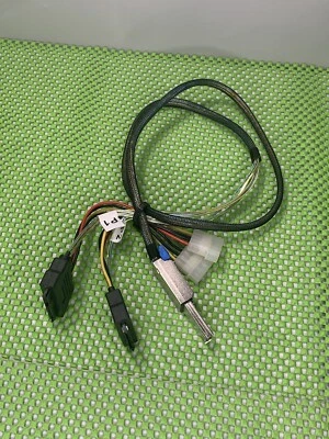 SA-8882-BP-1M Mini SAS SFF-8088 to X2 SAS SFF-8482 Male 2  Power  Drive Cable - Image 1 of 4