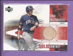 2002 UD Solid Contact Game-Used DOUG Mientukiewicz twins no.387 - Picture 1 of 1