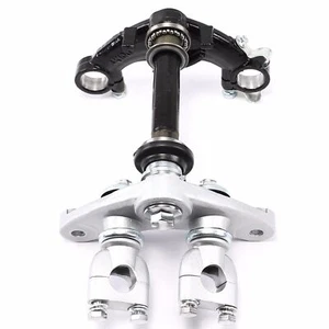 Front Fork Handlebar Triple Tree Clamp Assembly For CRF50 110 125cc 70 Dirt bike - Picture 1 of 5