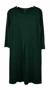 J.Jill Wearever Damen waldgrün 3/4 Ärmel Etuikleid Größe Small neu mit Etikett - Bild 1 von 5