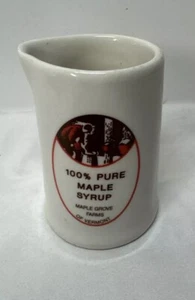 Vtg Jackson China Syrup Pitcher "Syrup for the Palate" Falls Creek PA. - Picture 1 of 8
