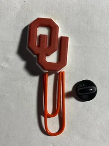 Oklahoma Sooners paper clip book marker 2pk - Picture 1 of 1