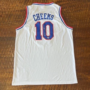 Maurice Cheeks Signed Philadelphia 76ers Jersey PSA DNA Autographed - Picture 1 of 6
