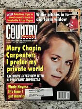 Country Weekly Magazine, 11/05/1996, Mary Chapin Carpenter on cover.