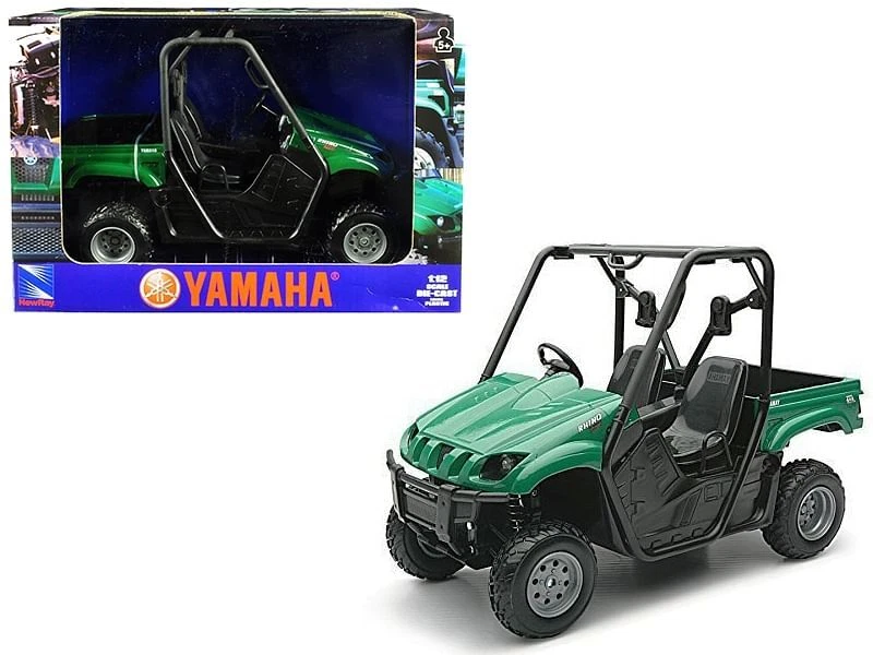 2008 Yamaha Rhino 700 F1 4x4 Off Road ATV Green 1/12 Diecast Model by New Ray - Image 1 of 1