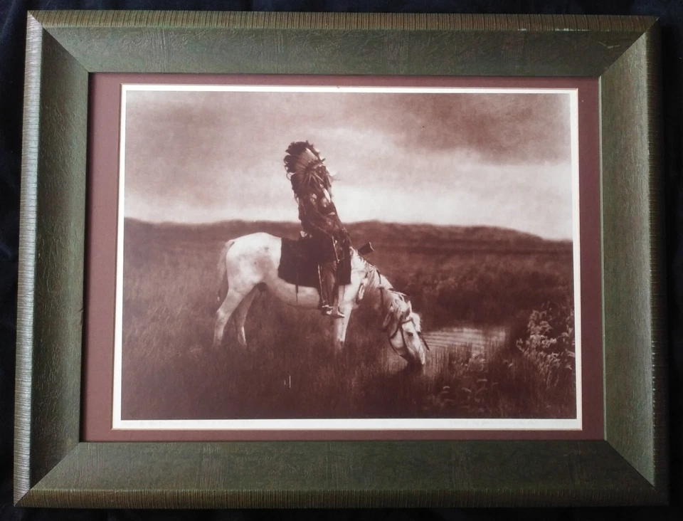 Fotografía nativa americana Edward Curtis edición limitada firmada Foto 1 de 4