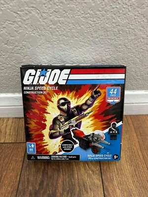 NEW Hasbro GI Joe Construction Sets Ninja Speed Striker + Mini Figure 44pcs - Image 1 of 2