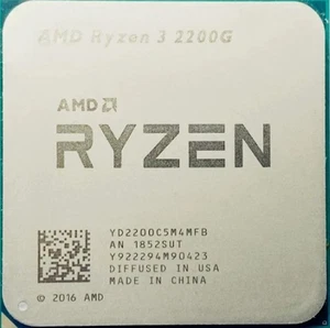 Lot (10 units) of AMD CPU Ryzen 3 2200G 3.5GHz Socket AM4 - Picture 1 of 1