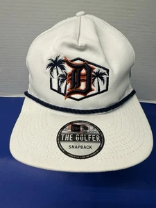 Detroit Tigers White MLB Baseball Hat “The Golfer” Spring Training Lakeland,FL - Picture 1 of 10