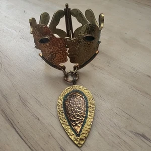 Brazalete Vintage Cobre Casa Maya El Beso - Imagen 1 de 9