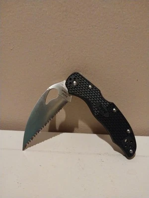 Cuchillo Byrd de Spyderco BY01SBKWC2 Harrier 2 S Wharncliffe dentado SS nuevo Foto 1 de 4