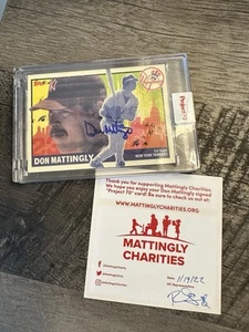 Topps Project 70 signierte DON MATTINGLY CHARITIES Autogrammkarte #326 von New York Nico - Bild 1 von 2