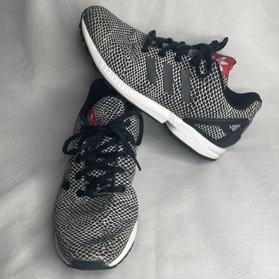 Adidas Torsion ZX Flux Zapatos para Correr para Mujer Talla 7 Negro Estampado de Serpiente Con Cordones Foto 1 de 4