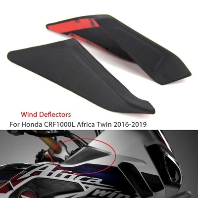 Deflectores de viento superiores de goma para motocicleta Honda CRF1000L Africa Twin 2016-2019 Foto 1 de 4