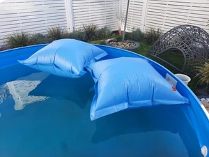 2 cojines de aire piscina lona de invierno acolchado PVC anticongelante lona de cubierta accesorios - Imagen 1 de 7