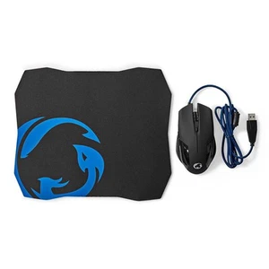 Nedis, Gaming-Maus 7200 dpi + rutschfeste Mausmatte im Set, Schwarz - Bild 1 von 8