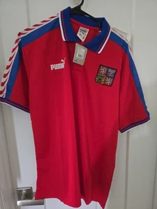 Czech Republic Euro 1996 Home Jersey | Vintage Soccer BRAND NEW XL - Picture 1 of 4