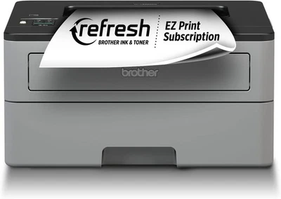 Brother Compact Monochrome Laser Printer, HL-L2350DW, Wireless Grey & Black  - Image 1 of 4