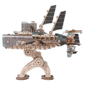 Fantasy Steampunk Submarine 3D Wood Model Kit Assembling Series New! - Picture 1 of 3