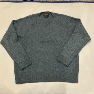 VTG Pendleton 100% Shetland Wool Sweater Men’s XL Pullover Blue Washable Wool - Picture 1 of 10