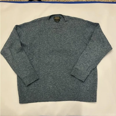 VTG Pendleton 100% Shetland Wool Sweater Men’s XL Pullover Blue Washable Wool - Image 1 of 4